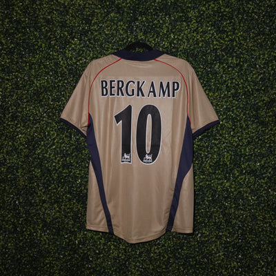 2001-02 ARSENAL BERGKAMP #10 AWAY KIT (L) NIKE