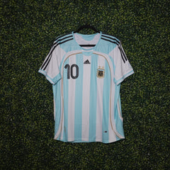 2006/07 ARGENTINA JUAN ROMAN RIQUELME #10 HOME KIT (L) ADIDAS