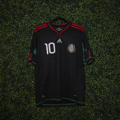 Mexico 2010 Black Away Jersey #10 Blancos